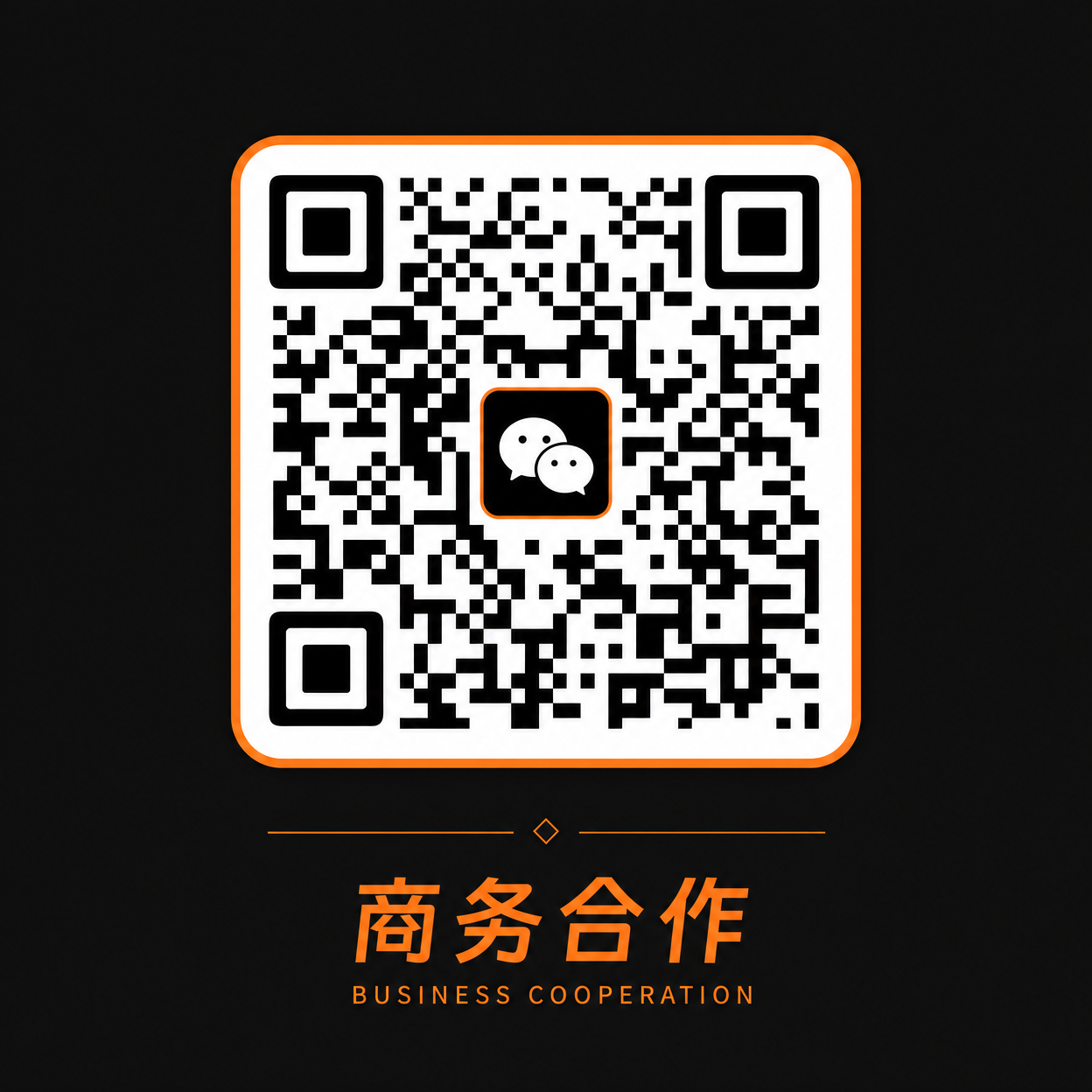 偷拍商务微信二维码